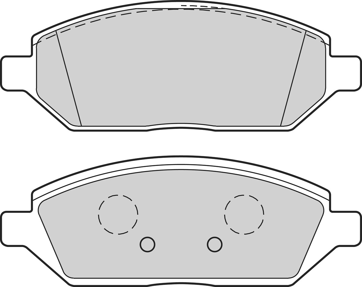Jeu de 4 plaquettes de frein VALEO ref. 302594